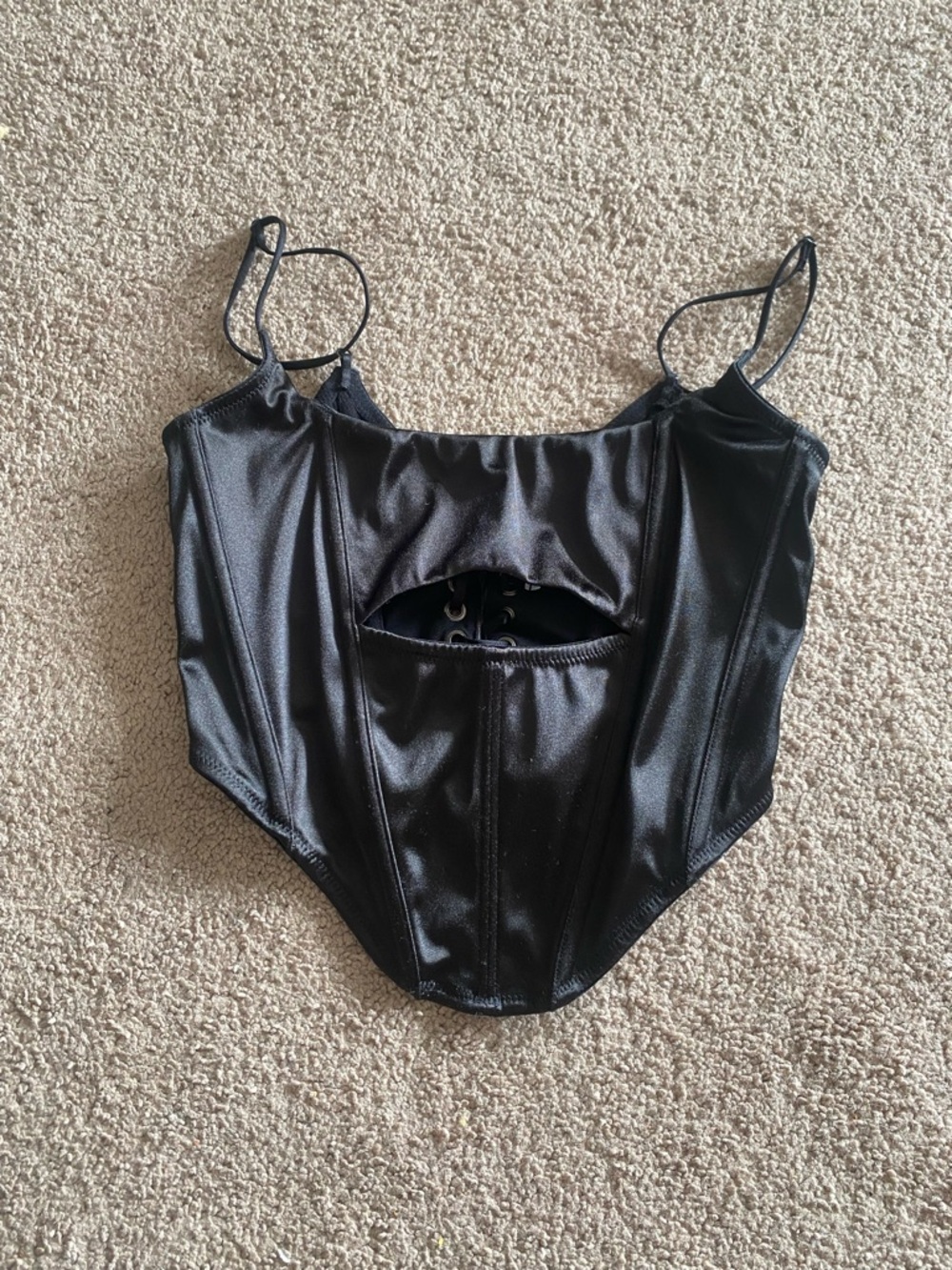 Out from under cut out corset